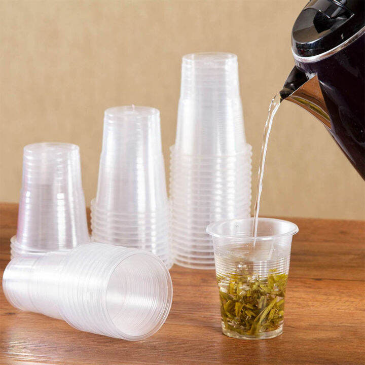 0pcs-8-oz-clear-plastic-disposable-cups-party-shot-glasses-disposable-clear-durable-drinking-cups-tea-cup-coffee-cups