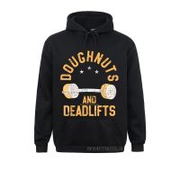 Funny Donut Workout Warm Doughnuts And Deadlifts Long Sleeve Hoodies Winter Autumn Boy Men Sweatshirts Comics Hoods Brand New Size Xxs-4Xl