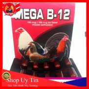 Mega B12 Hộp 5 vĩ 50 Viên Dinh Dưỡng Cho Gà Đá