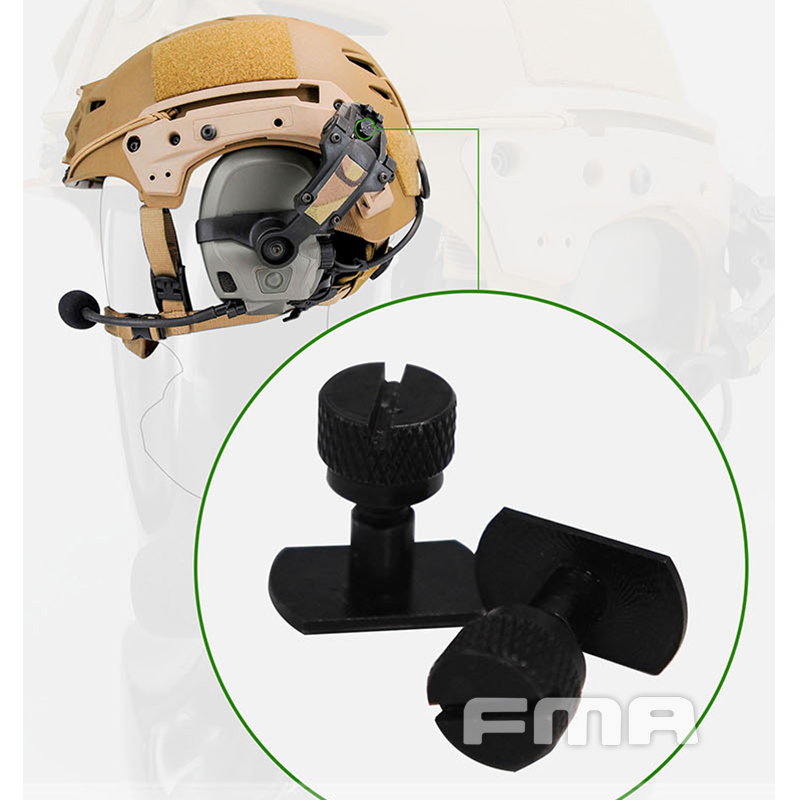 FMA Arm Mount Adapter for AMP Earphone Headset & Fast Wendy helmet Guide Rail 
