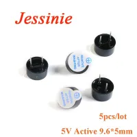 5pcs 5v Active Buzzer Alarm Speaker MINI 9.6*5mm Ultra thin SOT Plastic Tube Long Continous Beep Tone TMB9650 Integrated