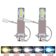HOT W 2 Chiếc Đèn Sương Mù H3 Led H4 H1 H11 HB4 HB3 9005 9006 Bóng Đèn Pha