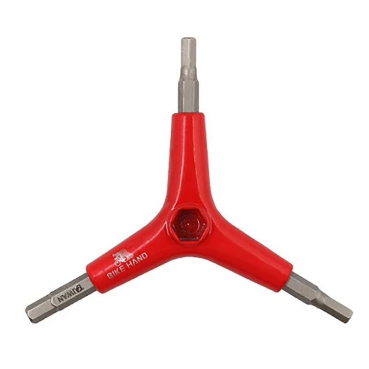 BIKE HAND Y Shape Bike Hex Wrench 3 Way Hex Tool Hex Wrench for Bike