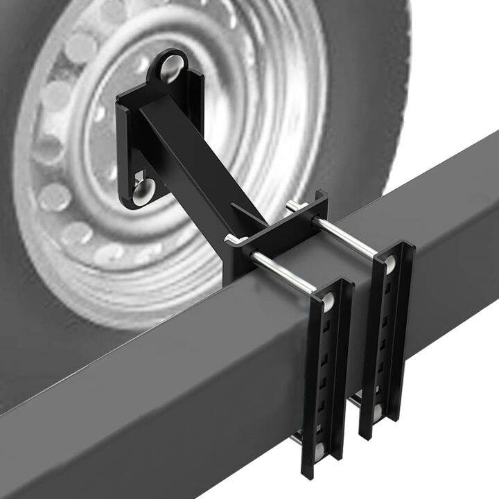 Trailer Spare Tire Carrier Wheel Holder Trailer Spare Tire Mount Durable Corrosion Resistance
