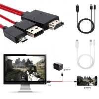 USB C Micro-usb Ke Hdmi-kompatibel 4K Kabel HDTV TV Digital AV Adaptor untuk Samsung Kualitas Tinggi Sama Layar Kabel Adaptor Saham