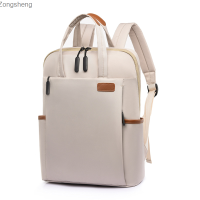 กระเป๋าเป้สะพายหลังแฟชั่นสำหรับผู้หญิงความบันเทิงขนาดใหญ่แล็ปท็อปธุรกิจ Oxford กระเป๋าเป้สำหรับการเดินทางกลางแจ้ง Zongsheng