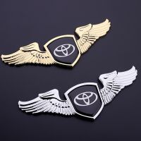 Hot New Car Metal Chromed Emblem Decal Decoration Auto Front Hood Badge Sticker for Toyota TRD LandCruiser Yaris Camry Vios Corolla zhi