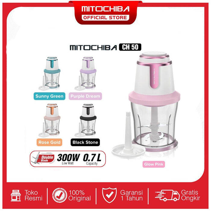 Chopper Mitochiba CH 50 Blender Bumbu Daging Kapasitas 0,7 Liter Food