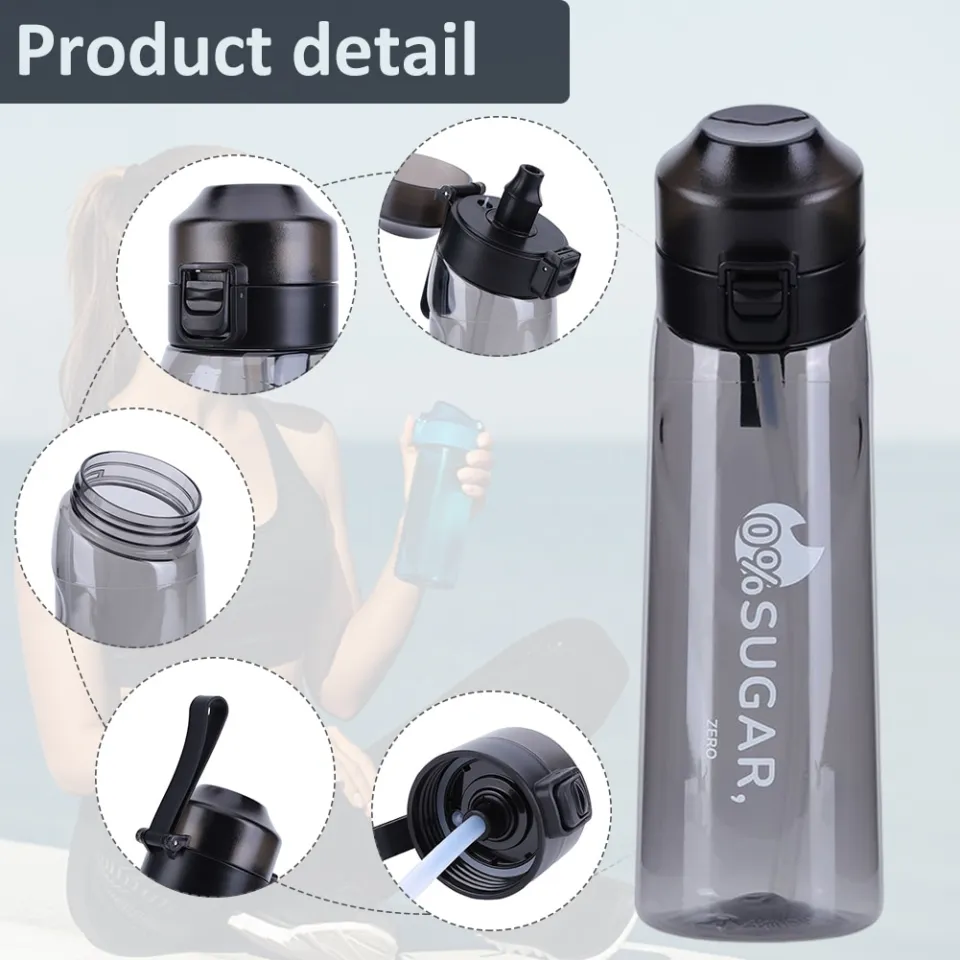 Air Up Flavored Water Bottle Scent Water Cup 7 Free Pods！Flavored Sports  Water Bottle For Outdoor Fitness With Straw Flavor Pod - AliExpress