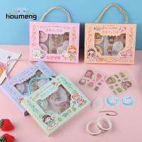 HOUMENG ชุดอุปกรณ์การ์ด Goo กล่อง DIY ชุด Goo-Card สติกเกอร์ชุดพวงกุญแจ DIY ผู้หญิง/ผู้หญิง/เด็กผู้หญิง