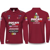 คุณภาพสูง ใหม่ เสื้อโปโลแขนยาว ลาย F1 Racing Suit Ducati F1 แฟชั่นฤดูร้อน สําหรับผู้ชาย และผู้หญิง 2022