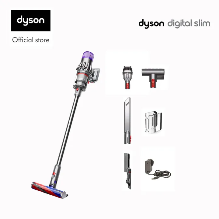 [Trả góp 0% - Miễn phí vận chuyển] Máy hút bụi Dyson Digital Slim™ (Xám bạc/Kim loại) - Từ Dyson Việt Nam - Bảo hành 24 tháng
