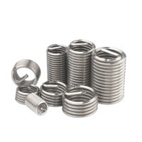 ♠☽☊ M2 M2.5 M3 M4 M5 M6 M8 M10 M12 Stainless Steel 304 Thread Inserts Helical Screw Coiled Wire Sleeve Helicoil Thread Repair Insert