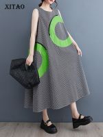 XITAO Dress Simplicity Casual Women Tanks Dress