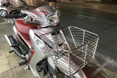 Yamaha Finn ตะกร้าหน้าสแตนเลสใบใหญ่