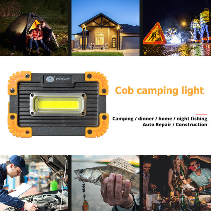 battery-lamp-cob-camping-lamp-with-18650-battery-plastic-portable-flashlight-with-usb-charging-dimmable-outdoor-camping-light