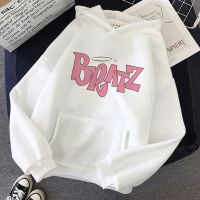 Sudadera con capucha Kawaii Bratz Letter Sweatshirt Harajuku mujer Kpop ropa de invierno mujer Top estética de gran tamaño REGALO PARA AMANTES