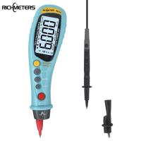 RICHMETERS RM203แบบปากกา Digital Multimeter Auto-Range True RMS NCV 6000 Counts Ac/dc Voltage Electronic Meter Car Multimeter