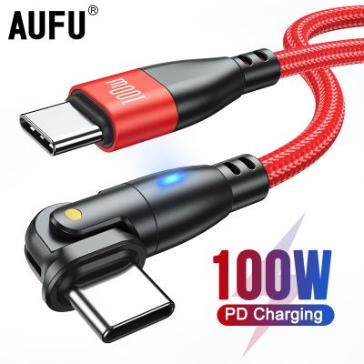 Chaunceybi AUFU USB C To Type Cable PD100W 60W Fast Charging Macbook Laptop Charger Cord Wire