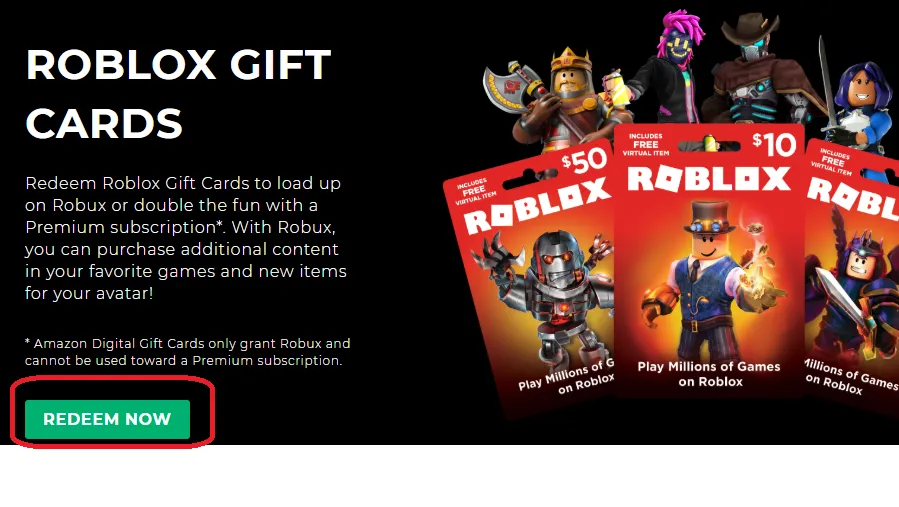 Roblox $10, Roblox (Recargas de jogo) for free!