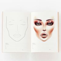 A4 Paper For Makeup Face Charts Blank Face Charts Beauty Make up Practise 30 sheets Paper