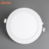 โคมไฟฝังฝ้า ไฟดาวน์ไลท์ ไฟติดฝ้าเพดาน ไฟLED OTOKO 12W ทรงกลม สีขาว DOWNLIGHT PANEL ใช้งานได้นาน lights4u