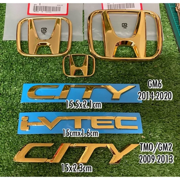 Logo Emblem Honda Logo Gold Honda City 20092019 latest Honda city TMO