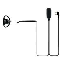 Retevis Eek017 Double Pin K Head Double Pin Coil D Hanging Headset [Voice Control Vox]]