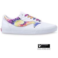 VANS OLD SKOOL WARP TRUE WHITE TIE DYE (สินค้ามีประกันแท้)