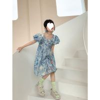 [COD] Girls dress summer 2023 new big childrens foreign style fashionable thin princess