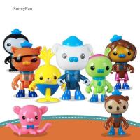 Sunnefan สำหรับเด็กปรับแต่งหุ่นของเล่น Barnacles Dashi Peso Octonauts ของเล่นโมเดลทีมผจญภัยตุ๊กตาขยับแขนขาได้มหาสมุทร