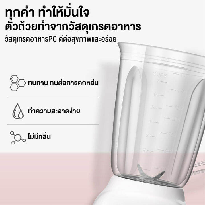 รับประกัน-5-ปี-เครื่องปั่น-1-4l-350w-เครื่องปั่นผลไม้-อเนกประสงค์-เครื่องปั่นผลไม้-เครื่องปั่นน้ำแข็งใส-เครื่องปั่นอเนกประสง