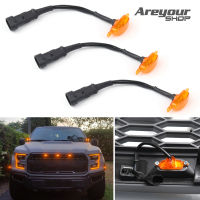 Areyourshop 3pcs กันชนตะแกรงไฟLED สำหรับ Ford F-150 F150 Raptor 2015 2016 2017 2018 2019 Grille LED Light