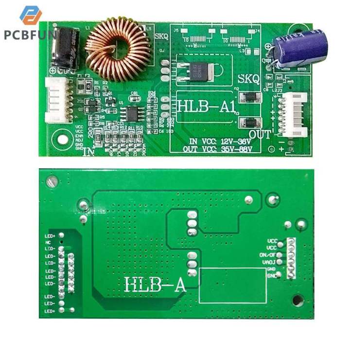 pcbfun-ไดรเวอร์บอร์ดทีวีแบล็คไลท์กระแสคงที่14-42นิ้ว-led-lcd-บอร์ดไดรเวอร์เพิ่มแรงดันไฟฟ้าสูงสำหรับหน้าจอทีวี-led