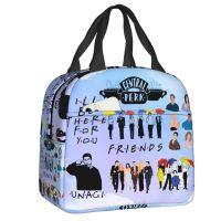 ♈✕ TV Show Friends Lunch Box Women Cooler Thermal Food Insulated Lunch Bag School Children Student Portable Picnic Tote Bags