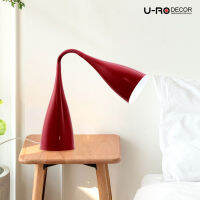 U-RO DECOR โคมไฟตั้งโต๊ะ รุ่น UP-DOWN (อัพ-ดาวน์) มี 3 สี เส้นผ่าศูนย์กลาง 11 x H 25 cm ใช้หลอดไฟ E14/ MAX 18W  ไม่เป็นสนิม Table Lamp โคมไฟอ่านหนังสือ โคมไฟให้ความสว่าง โคมไฟตกแต่งบ้าน โคมไฟ โคมไฟบ้าน โคมไฟห้องครัว โคมไฟโมเดิร์น