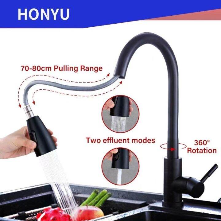 304 stainless steel Faucet Kitchen Basin Tap Stainless Steel Mixing