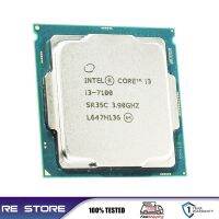 ใช้ I3 Intel หลัก7100 3.9GHz 3M แคชแบบ Dual-Core 51W เครื่องประมวลผลซีพียู SR35C LGA 1151 Gubeng