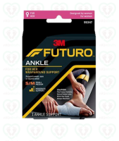 อปุกรณ์พยุงข้อเท้า สำหรับผู้หญิง รุ่นฟรีไซส์ (Futuro Wrap Around Ankle for her)