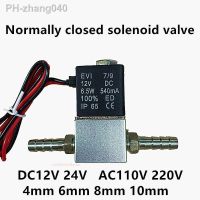 Compressor Valve 1/4 quot; Normally Closed Pneumatic Aluminum Solenoid Valves DC 12V 24V 110V 220V Voltage 2 Way for Air Water Oil