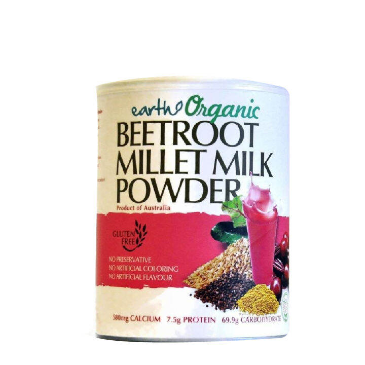 Earth Living Organic Beetroot Millet Milk 900g Lazada