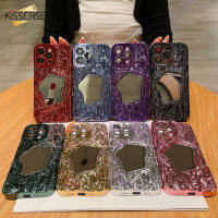 KISSCASE เคสซองนุ่มกันกระแทกเคสโทรศัพท์กระจกแต่งหน้าเคลือบอิเล็คโทรเพลทเคสสำหรับ Iphone 14 Pro Max 14pro 14 13Promax 13pro 13 12 12Promax 12pro 12 11Promax 11