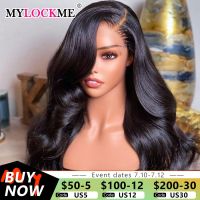 34 32In Body Wave Human Hair Lace Frontal Wigs 13x4 Transparent Lace Front Wig For Women Brazilian Remy Hair Cheap Hair MYLOCKME