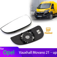 ด้านข้างกระจกมองหลังความร้อนกระจกอุ่นเลนส์ Fit สำหรับ Opel Vauxhall Movano 2021-2024