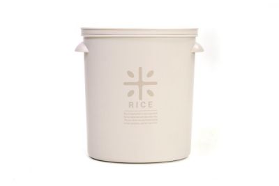 Lehome กล่องใส่ข้าวสาร กล่องใส่ของแห้ง บรรจุ 5kg ผลิตและนำเข้าจากญี่ปุ่น มีหูจับ พลาสติกPP+PS ขนาด16x28x32cm HO-02-00501