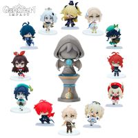 【CW】8CM Anime Genshin Impact Klee Keqing Raiden Statuette Figure PVC Toys Cute Game Role Figurine Collection Model Doll Gifts