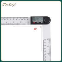 SHUKEYI 360องศา 200มม. Inclinometer ไม้โปรแทรกเตอร์ ไม้โปรแทรกเตอร์ดิจิตอล ไม้บรรทัดมุมดิจิตอล ไม้บรรทัดมุม