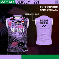 UNGU Yonex badminton Jersey singlet minion Shirt Purple badminton Shirt