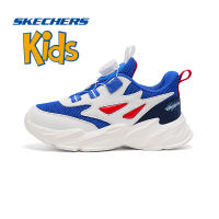 Skechers_ สเก็ตเชอร์ส รองเท้าเด็กผู้ชาย รองเท้าผ้าใบ Boys S-Lights Flex-Glow Elite Vorlo Shoes - 400901N-NVMT