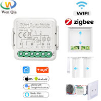 Tuya สมาร์ท Zigbee ม่านม้วนผ้าม่านสวิทช์ควบคุมโมดูลสำหรับลูกกลิ้งชัตเตอร์ตาบอดมอเตอร์สมาร์ทบ้านจับเวลา Alexa Home